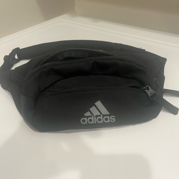 Adidas Black Waist Bag - Picture 1 of 4